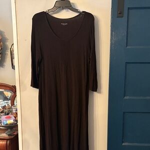 Eileen Fisher Black Long Sleeve Dress